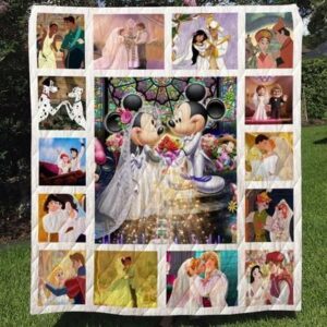 Disney Wedding Quilt Blanket  Quilt